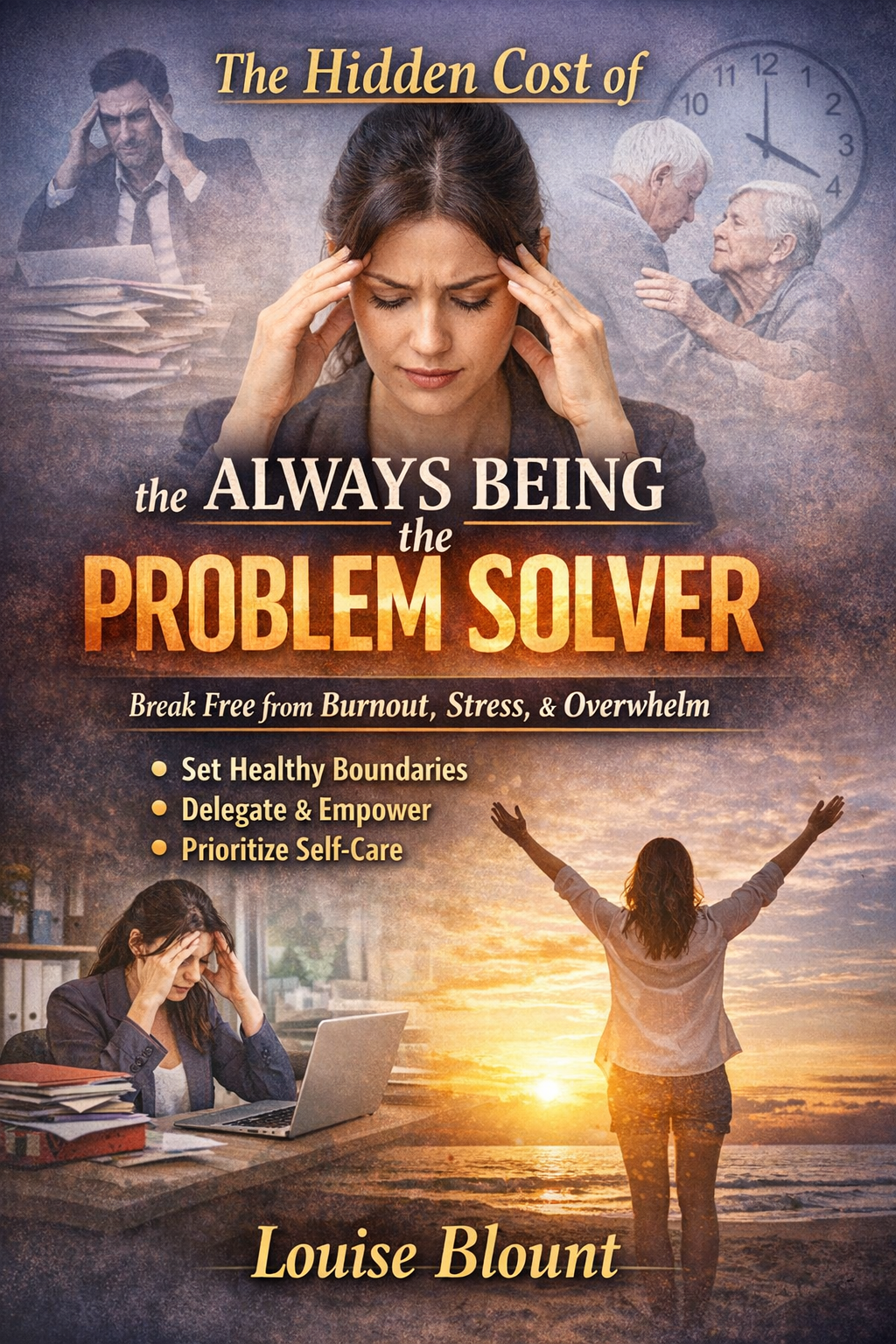 Cover page of "The Hidden Cost of Always Being the Problem Solver" featuring bold black title text on a clean white background.