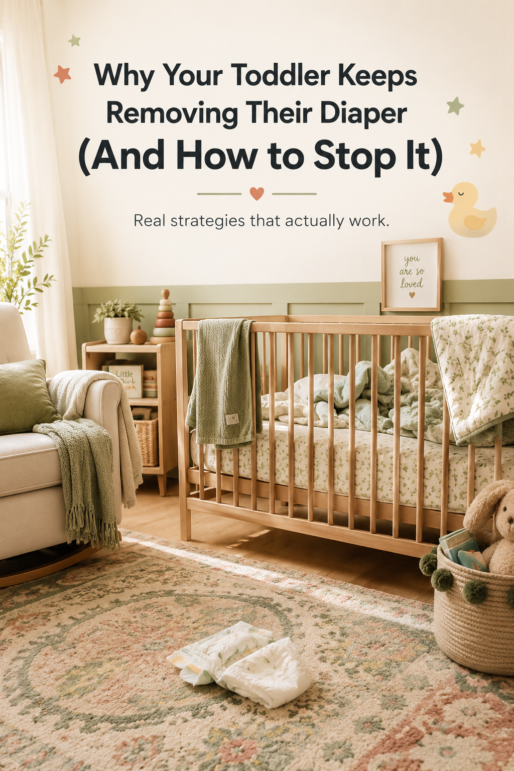 How to Stop Your Toddler from Removing Their Diaper
