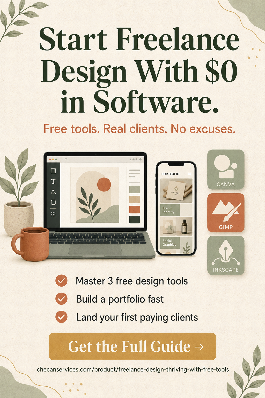 How to Start a Freelance Design Career Using Only Free Tools