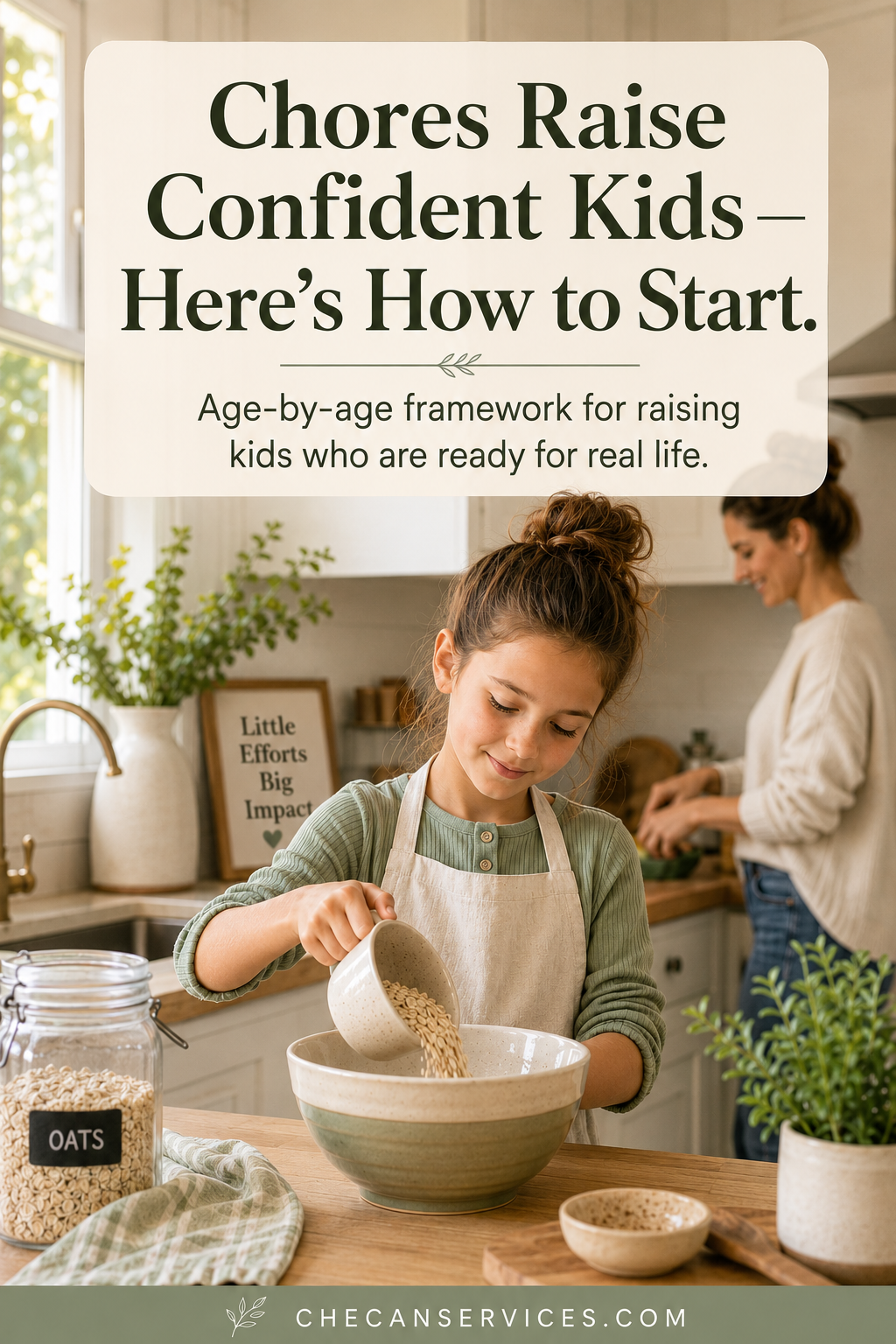 How to Raise Independent Kids Using Household Chores
