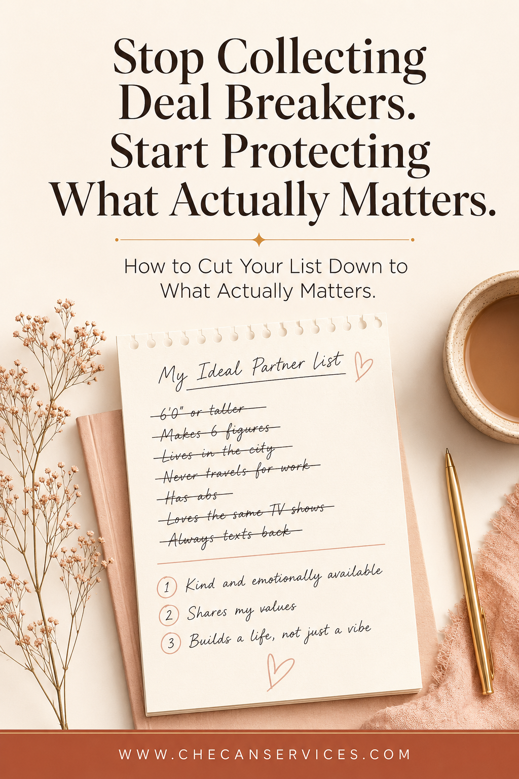 How to Cut Your Deal Breakers Down to What Actually Matters