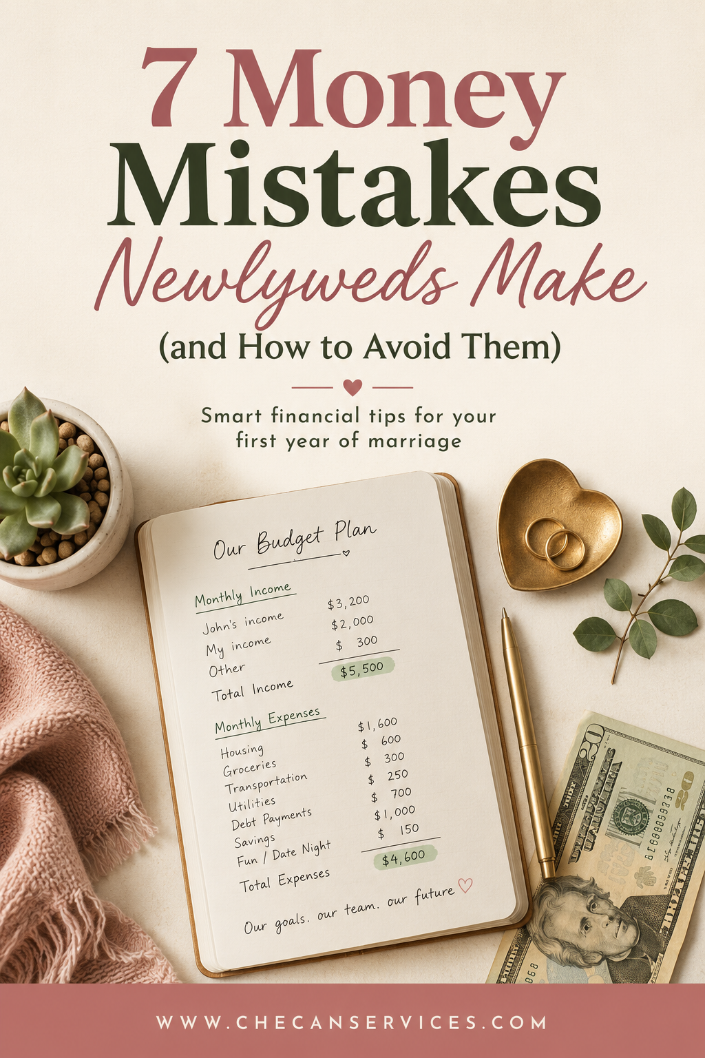 7 Money Mistakes Newlyweds Make (and How to Avoid Them)