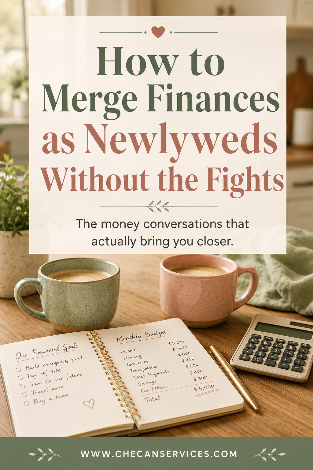 How to Merge Finances as Newlyweds Without the Fights