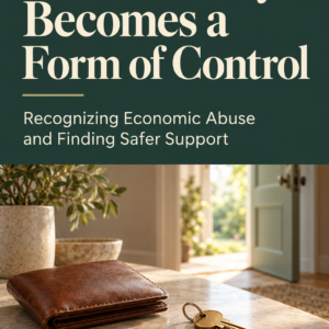 When Money Becomes a Form of Control: Recognizing Economic Abuse and Finding Safer Support