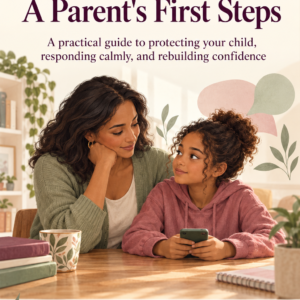 Cyberbullying: A Parent's First Steps | A practical guide to protecting your child, responding calmly, and rebuilding confidence